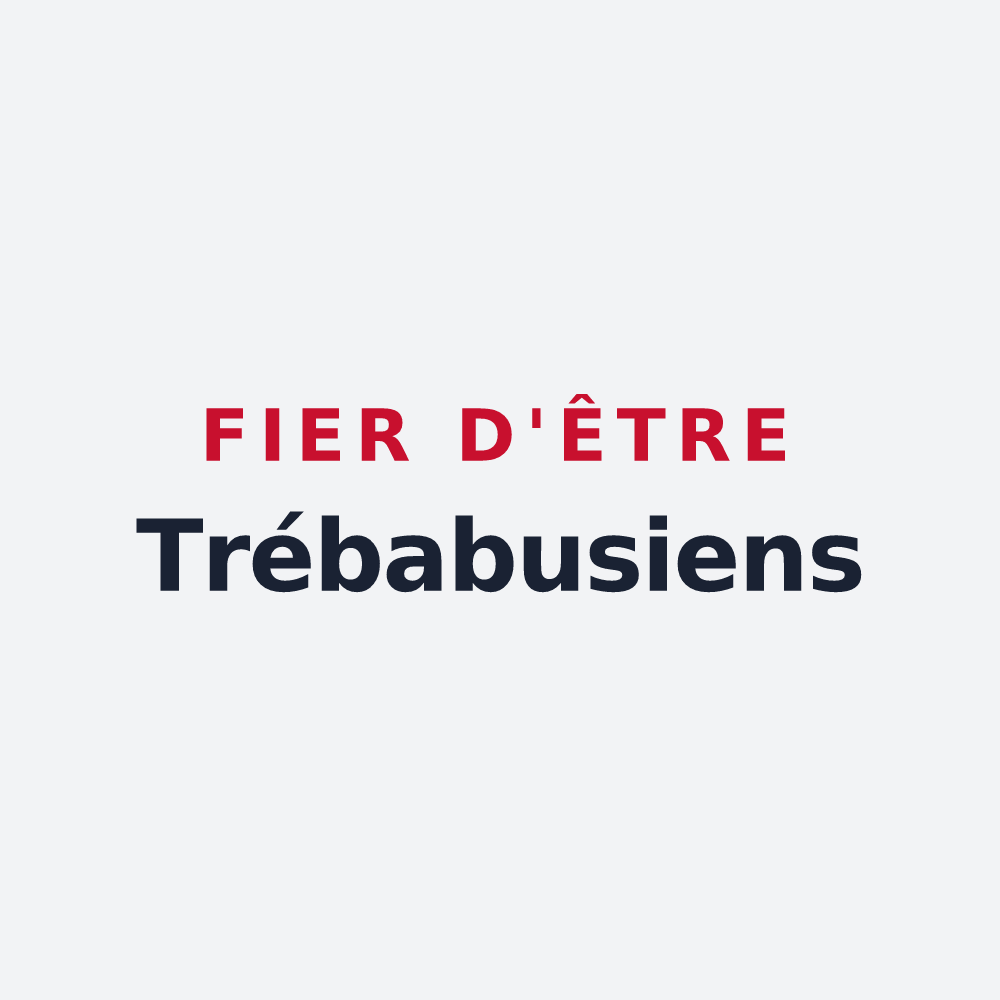 Poster « Fier d'être Trébabusiens » — design pour Trébabu