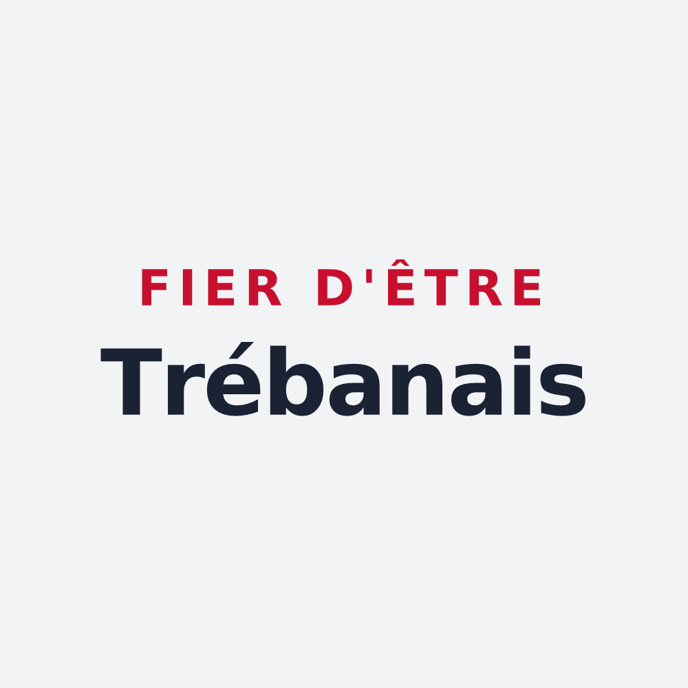 Poster « Fier d'être Trébanais » — design pour Treban
