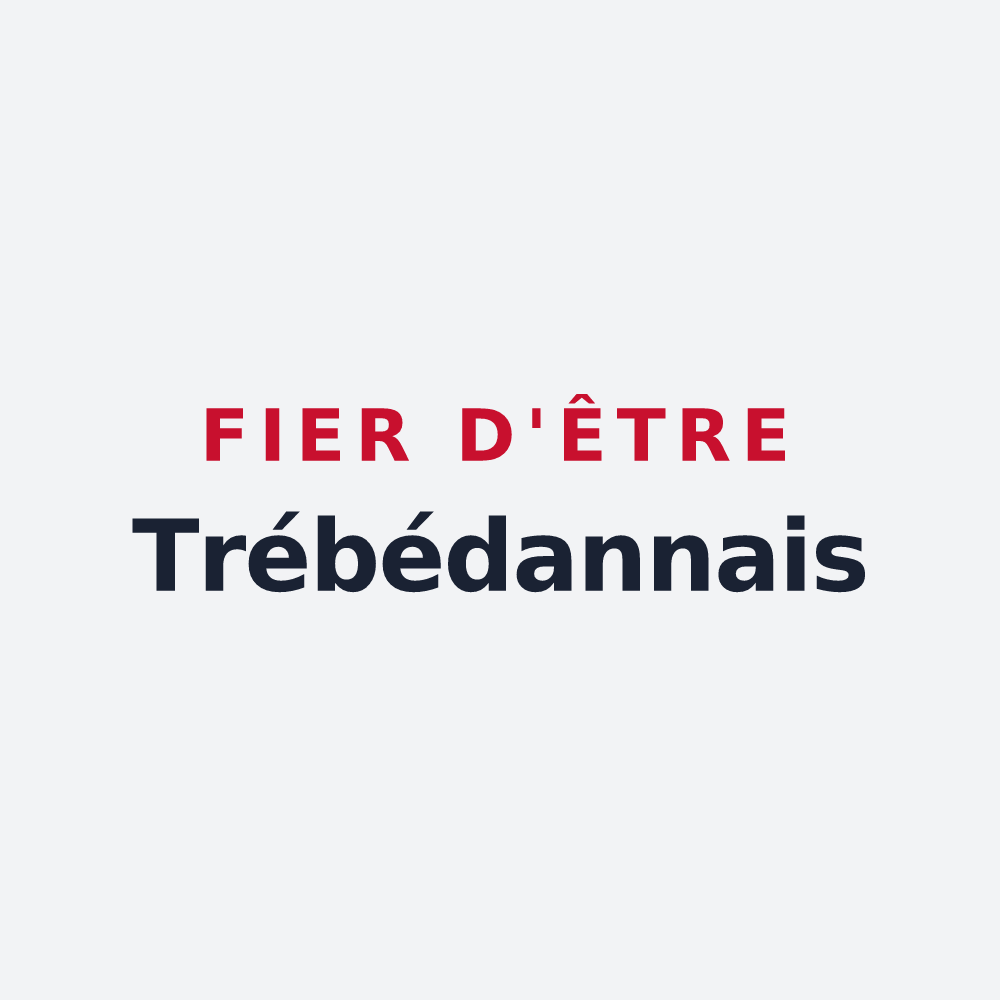 Poster « Fier d'être Trébédannais » — design pour Trébédan