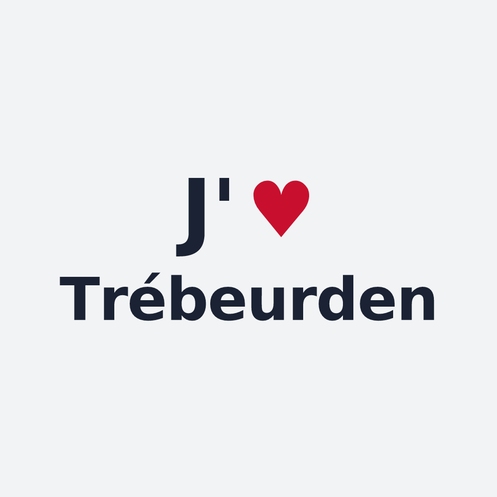 Poster personnalisé Trébeurden — design J'aime Trébeurden