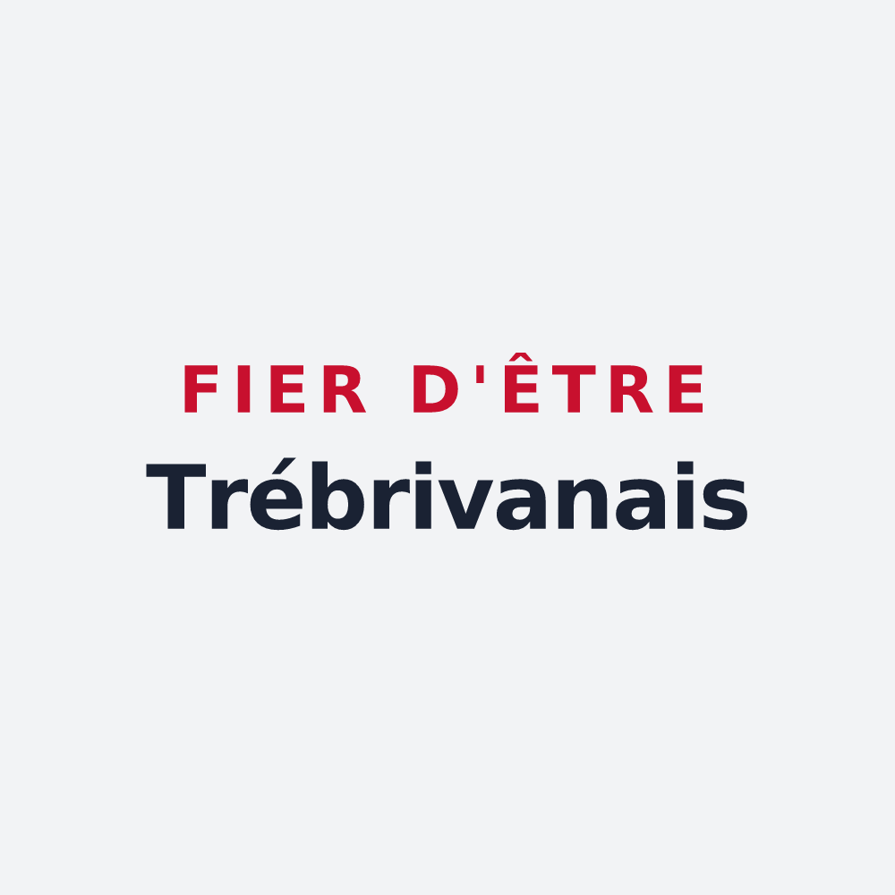 Poster « Fier d'être Trébrivanais » — design pour Trébrivan