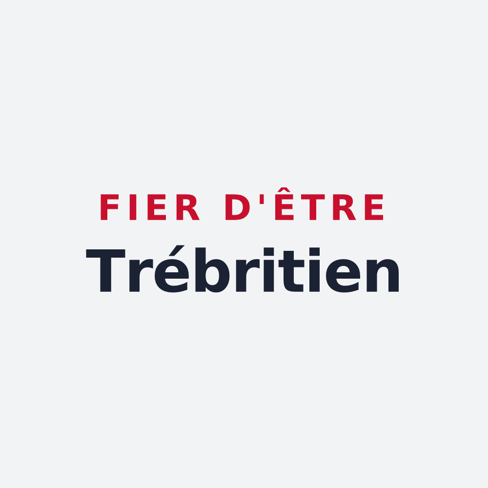 Poster « Fier d'être Trébritien » — design pour Trébry