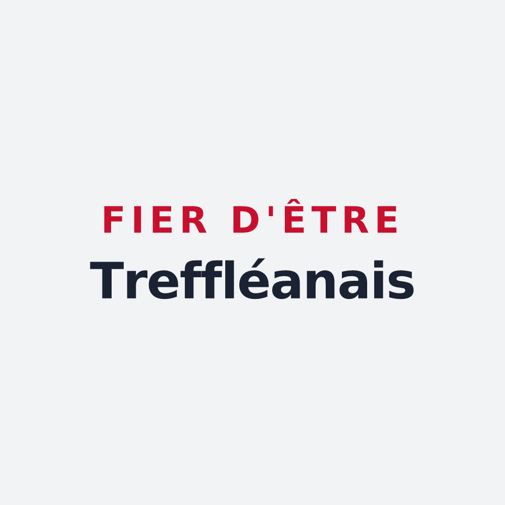 Poster « Fier d'être Treffléanais » — design pour Treffléan