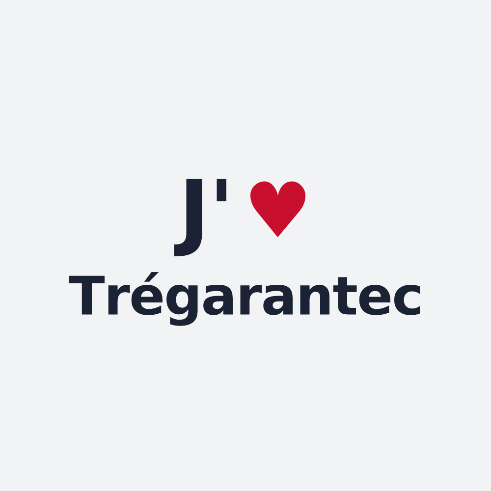 Poster personnalisé Trégarantec — design J'aime Trégarantec