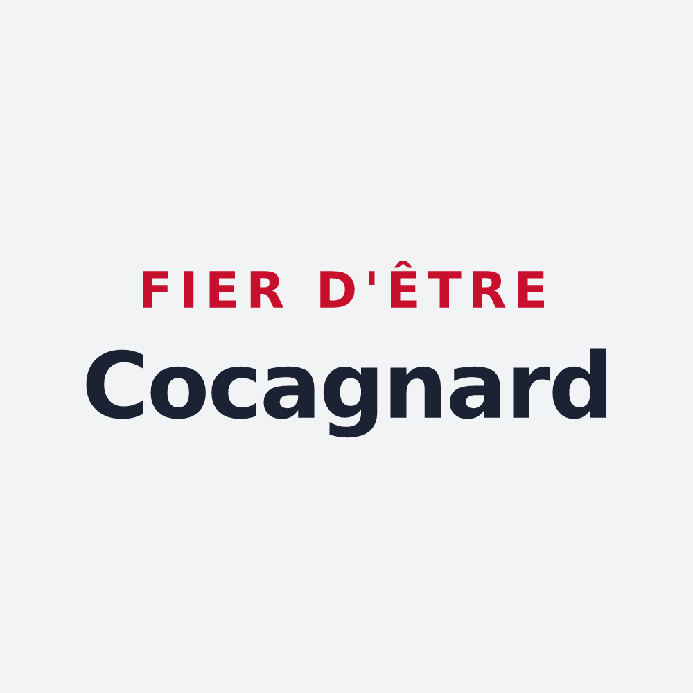 Poster « Fier d'être Cocagnard » — design pour Tréglamus