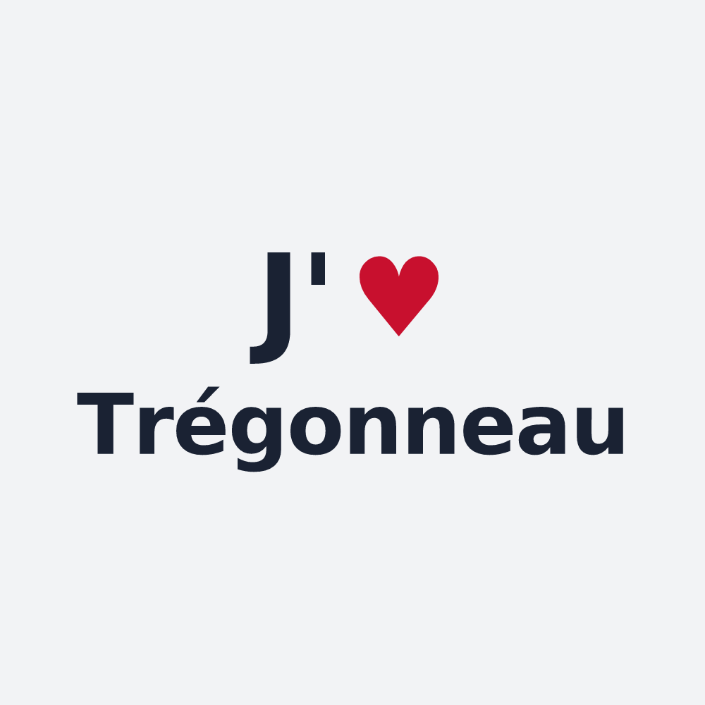 Poster personnalisé Trégonneau — design J'aime Trégonneau