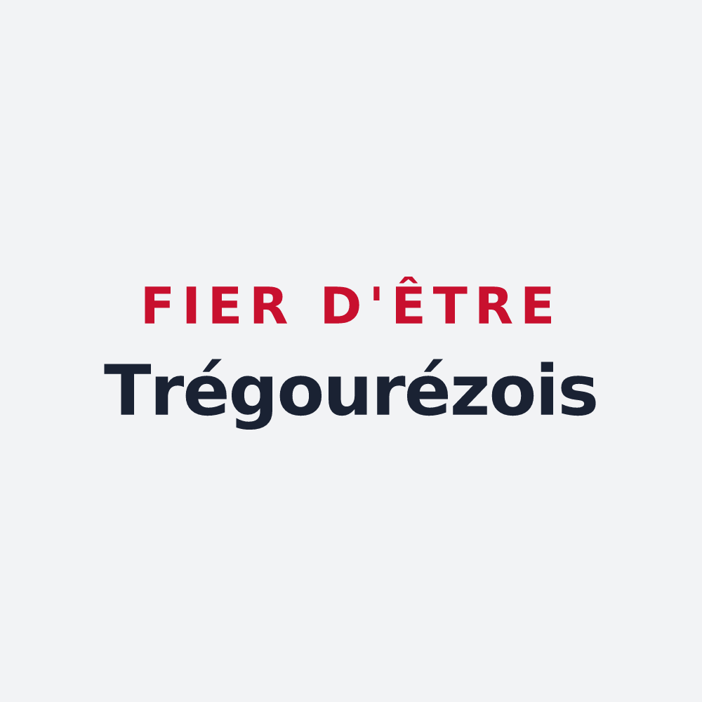 Poster « Fier d'être Trégourézois » — design pour Trégourez