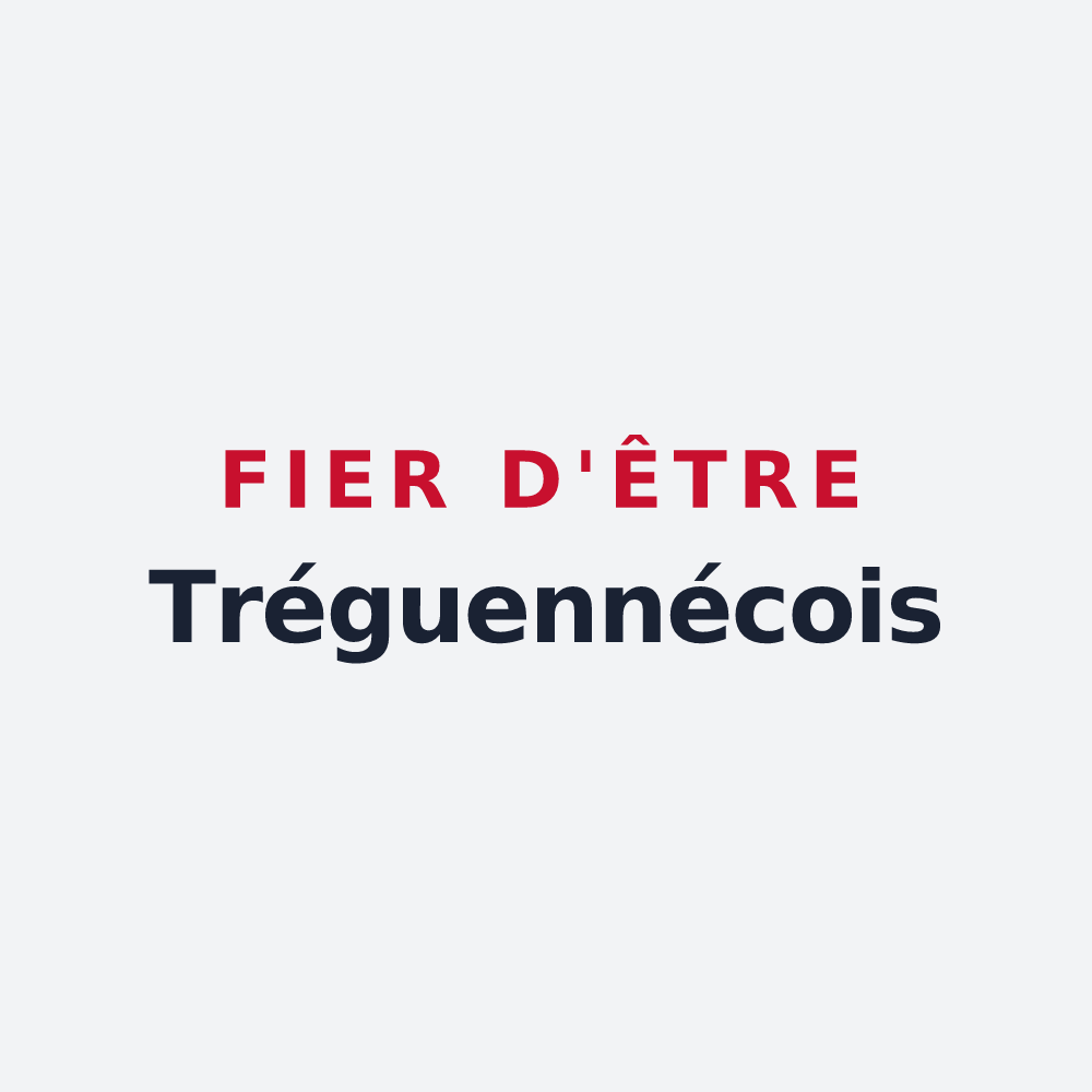 Poster « Fier d'être Tréguennécois » — design pour Tréguennec
