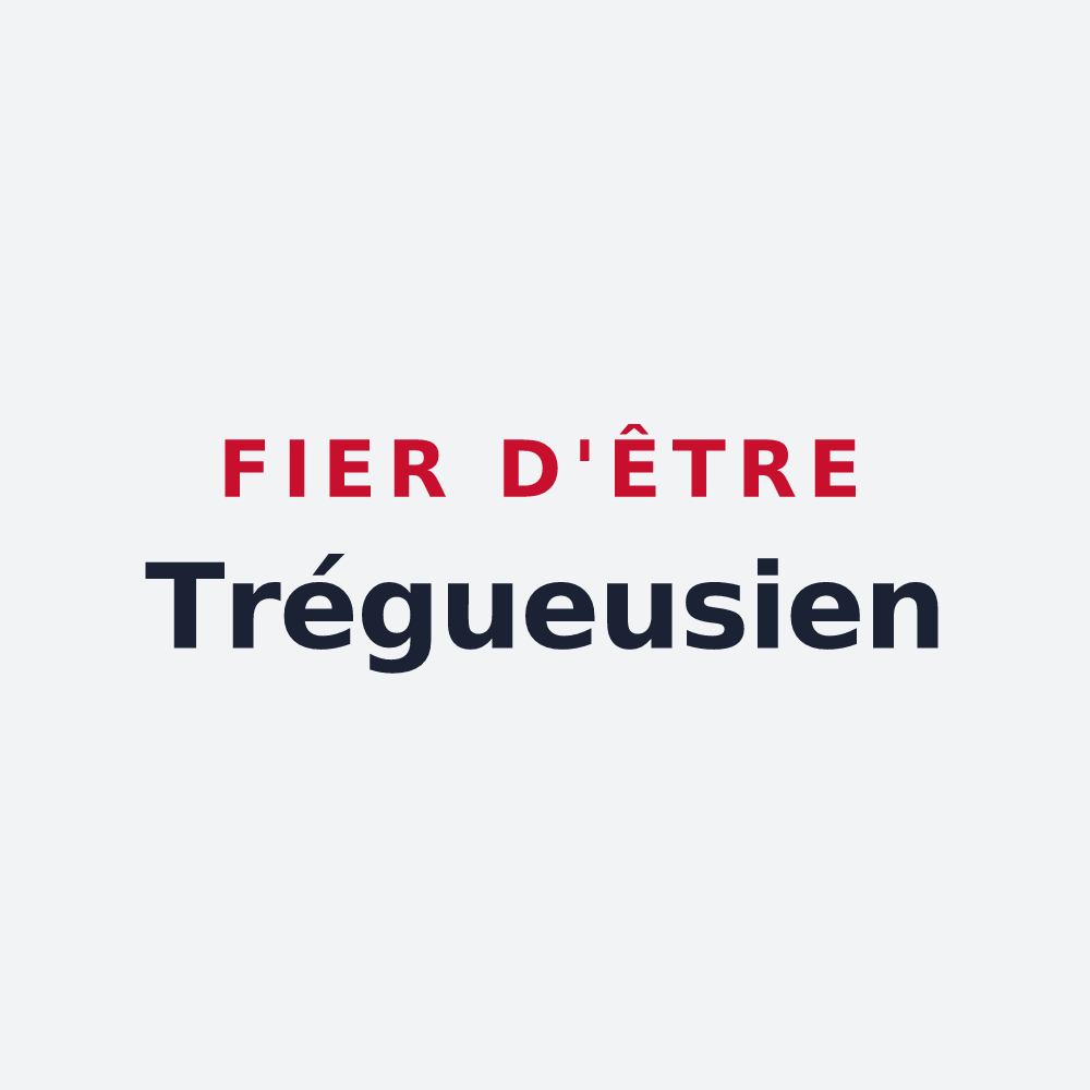 Poster « Fier d'être Trégueusien » — design pour Trégueux