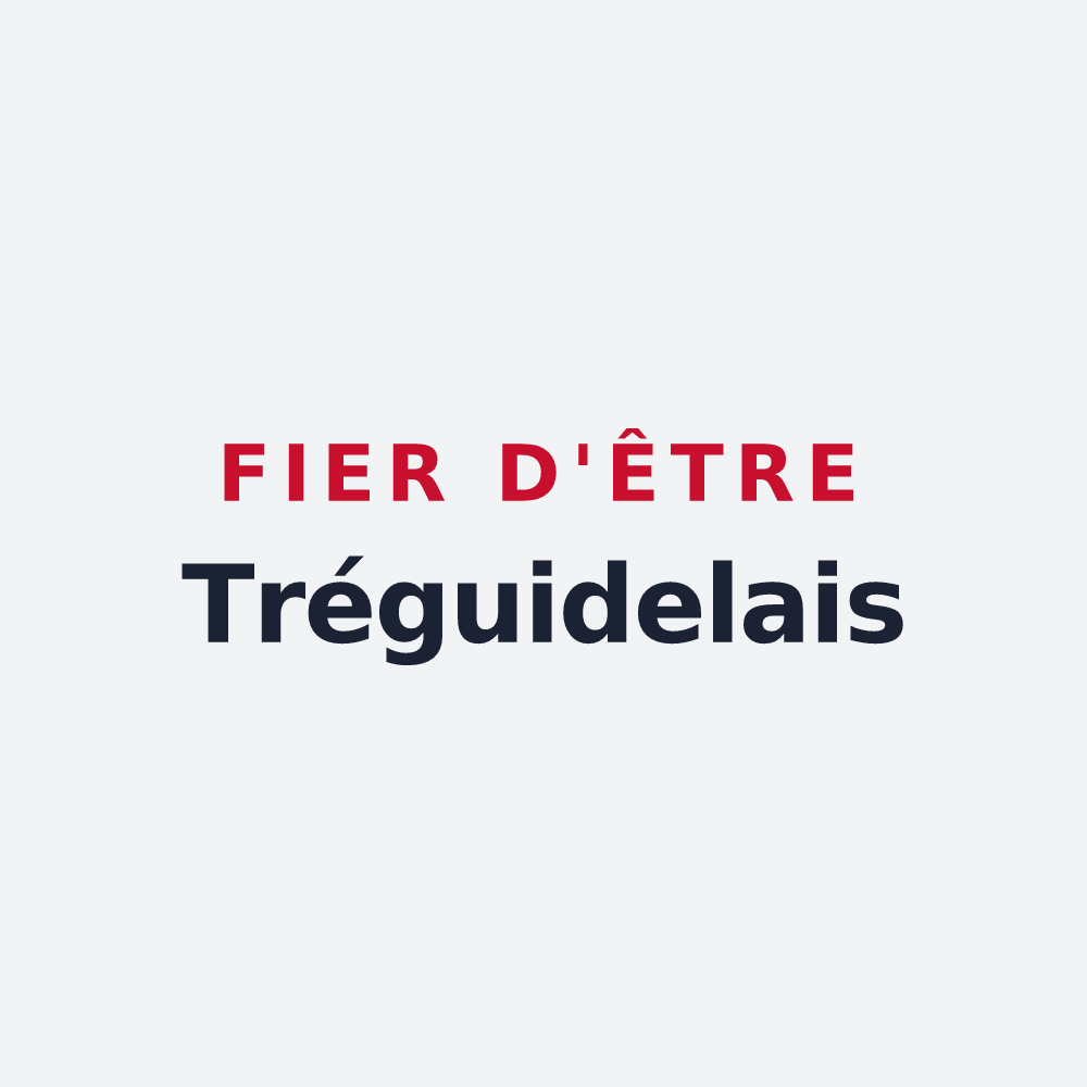 Poster « Fier d'être Tréguidelais » — design pour Tréguidel