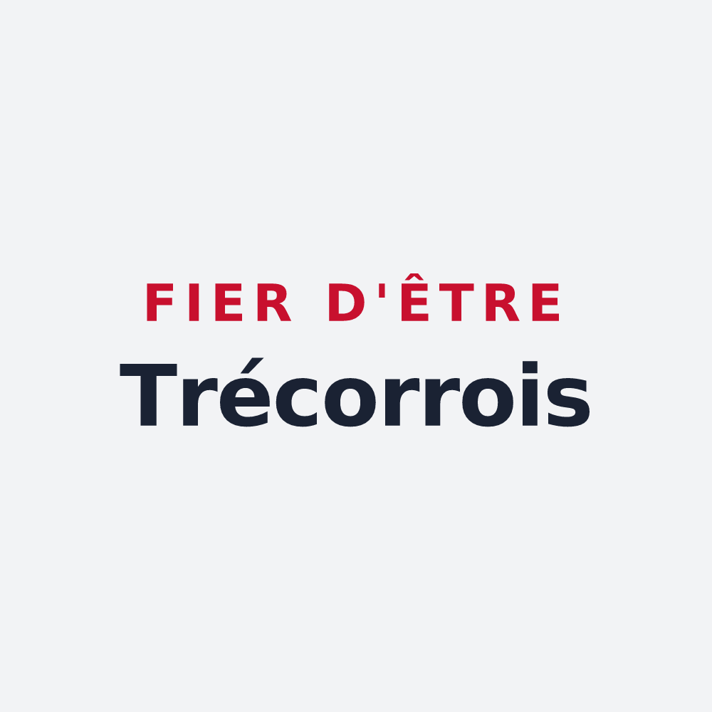 Poster « Fier d'être Trécorrois » — design pour Tréguier