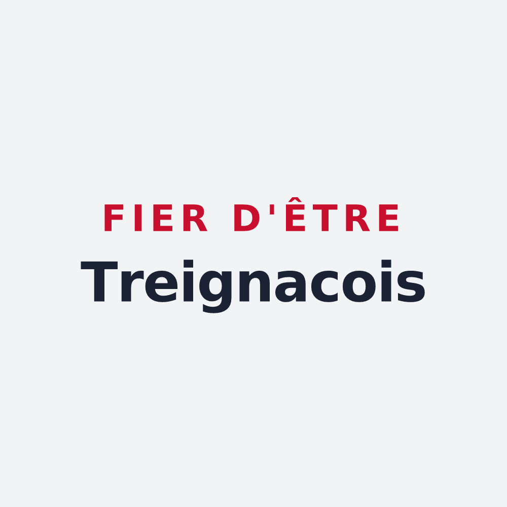 Poster « Fier d'être Treignacois » — design pour Treignac