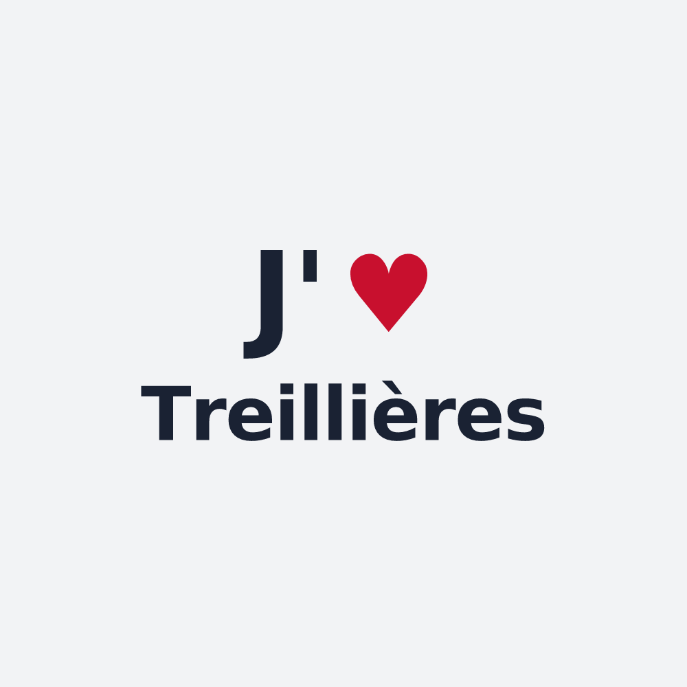Poster personnalisé Treillières — design J'aime Treillières