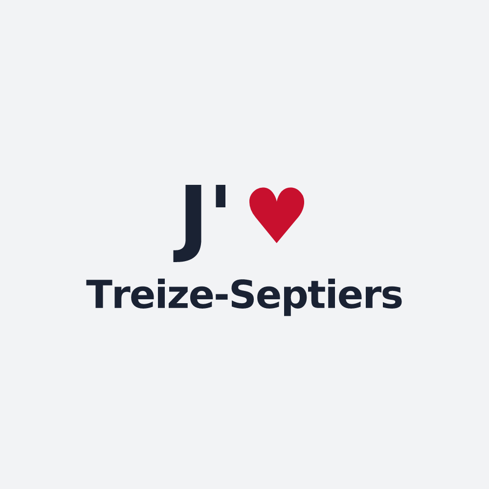 Poster personnalisé Treize-Septiers — design J'aime Treize-Septiers