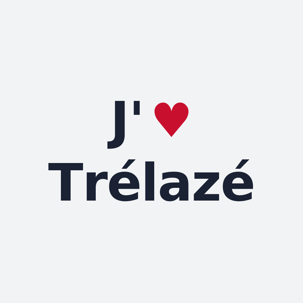 Poster personnalisé Trélazé — design J'aime Trélazé