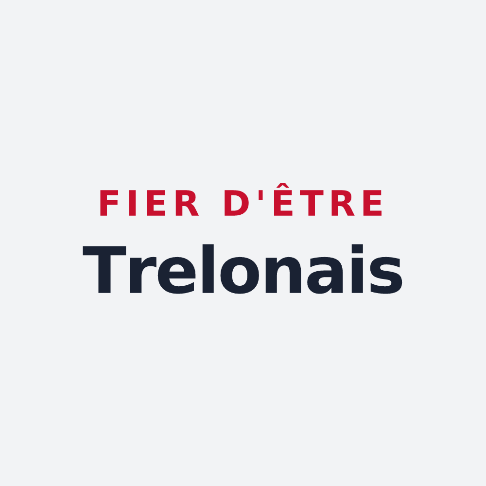 Poster « Fier d'être Trelonais » — design pour Trélon
