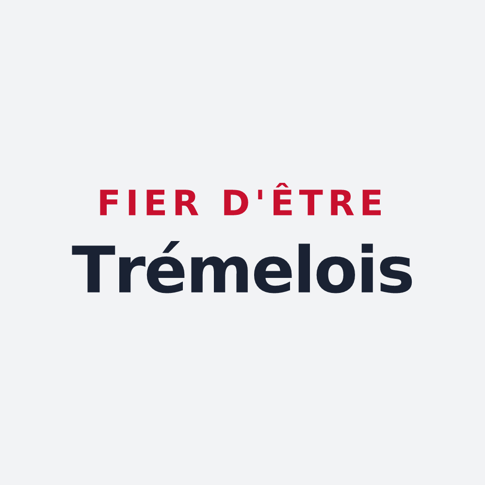 Poster « Fier d'être Trémelois » — design pour Trémel