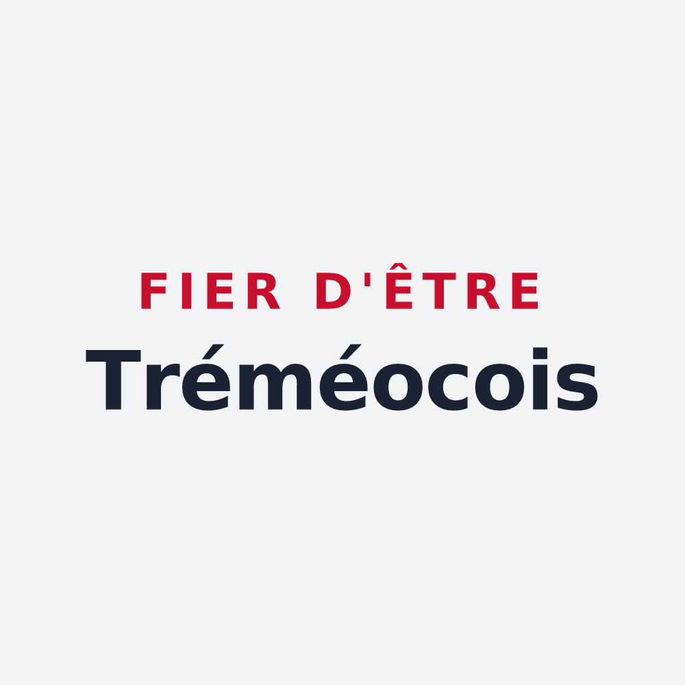 Poster « Fier d'être Tréméocois » — design pour Tréméoc