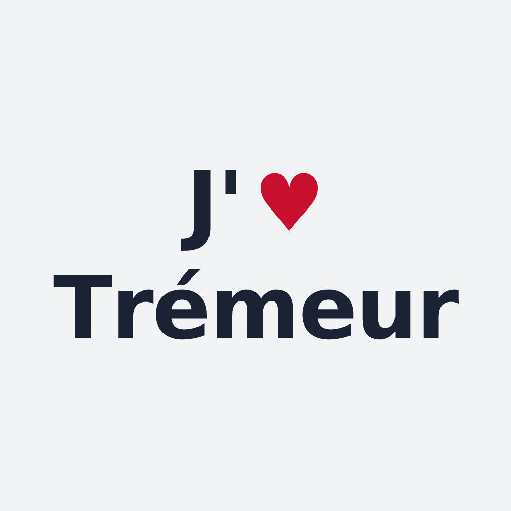 Poster personnalisé Trémeur — design J'aime Trémeur