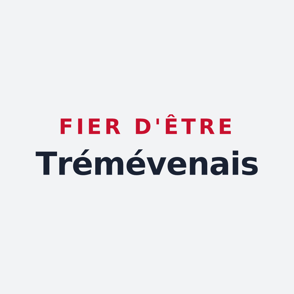 Poster « Fier d'être Trémévenais » — design pour Tréméven