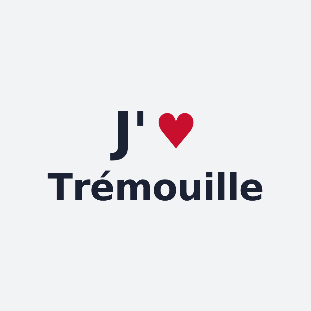 Poster personnalisé Trémouille — design J'aime Trémouille