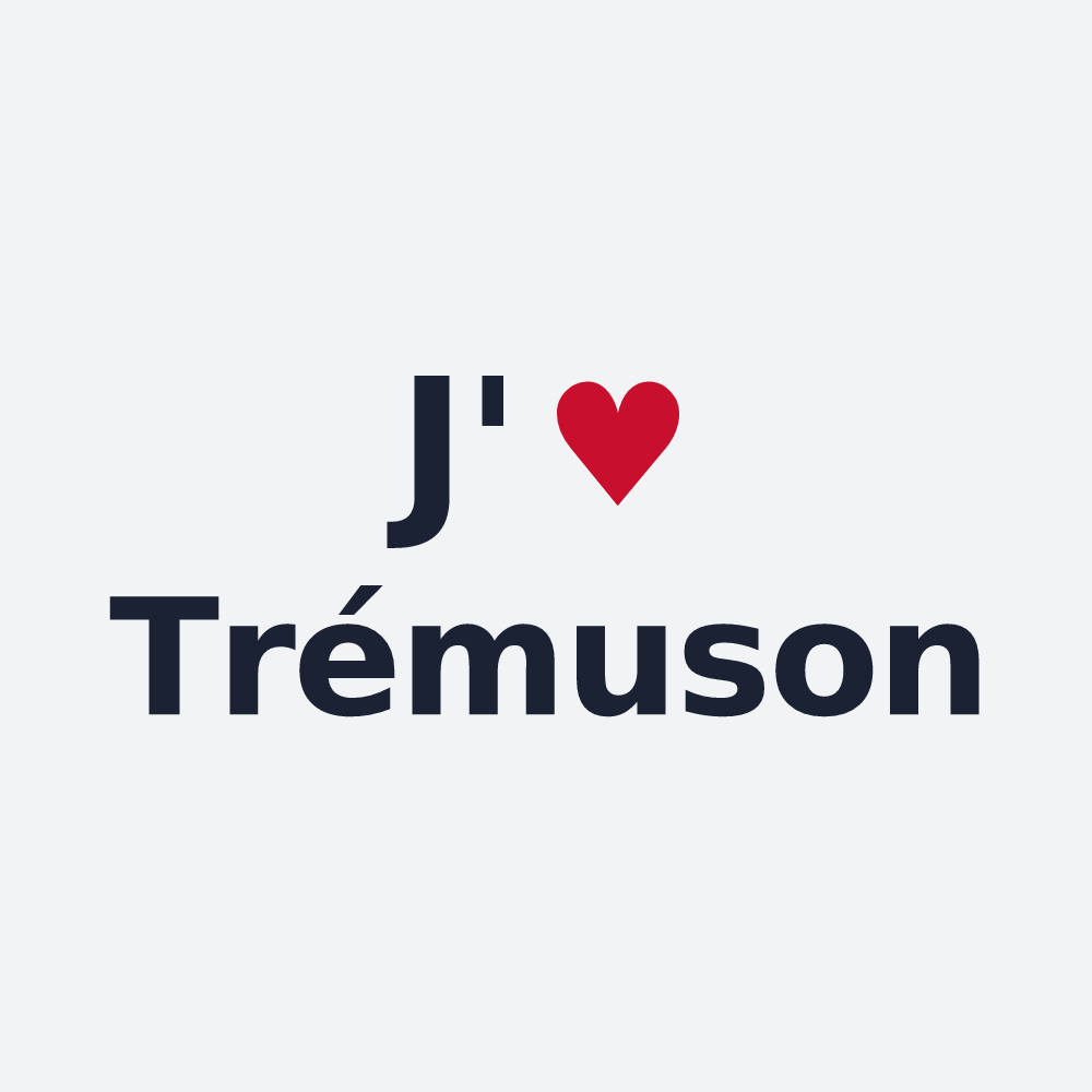 Poster personnalisé Trémuson — design J'aime Trémuson