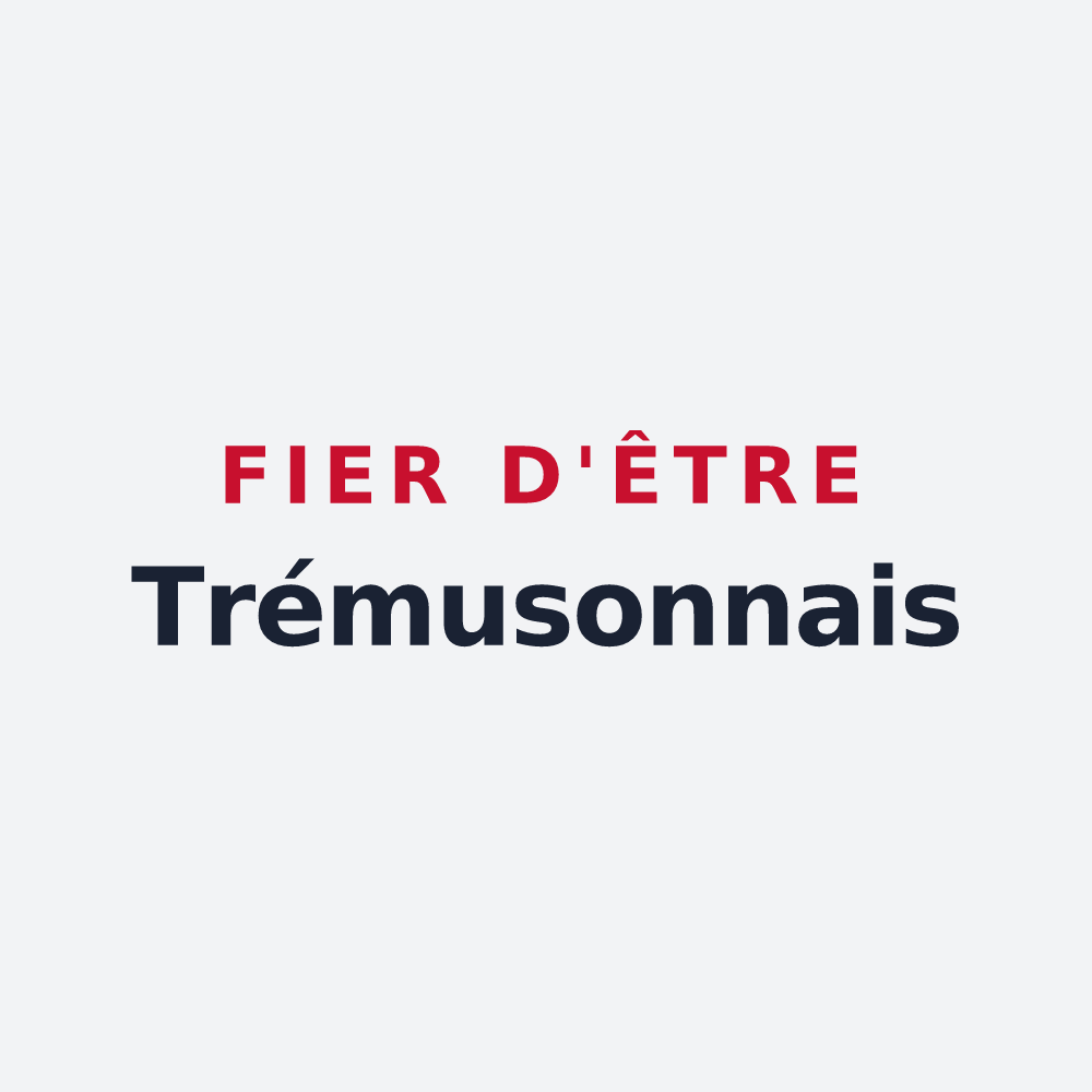 Poster « Fier d'être Trémusonnais » — design pour Trémuson
