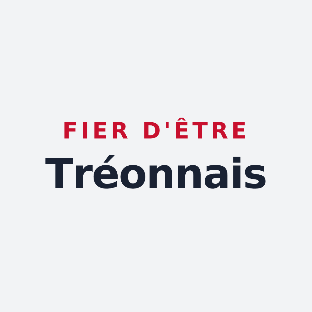 Poster « Fier d'être Tréonnais » — design pour Tréon
