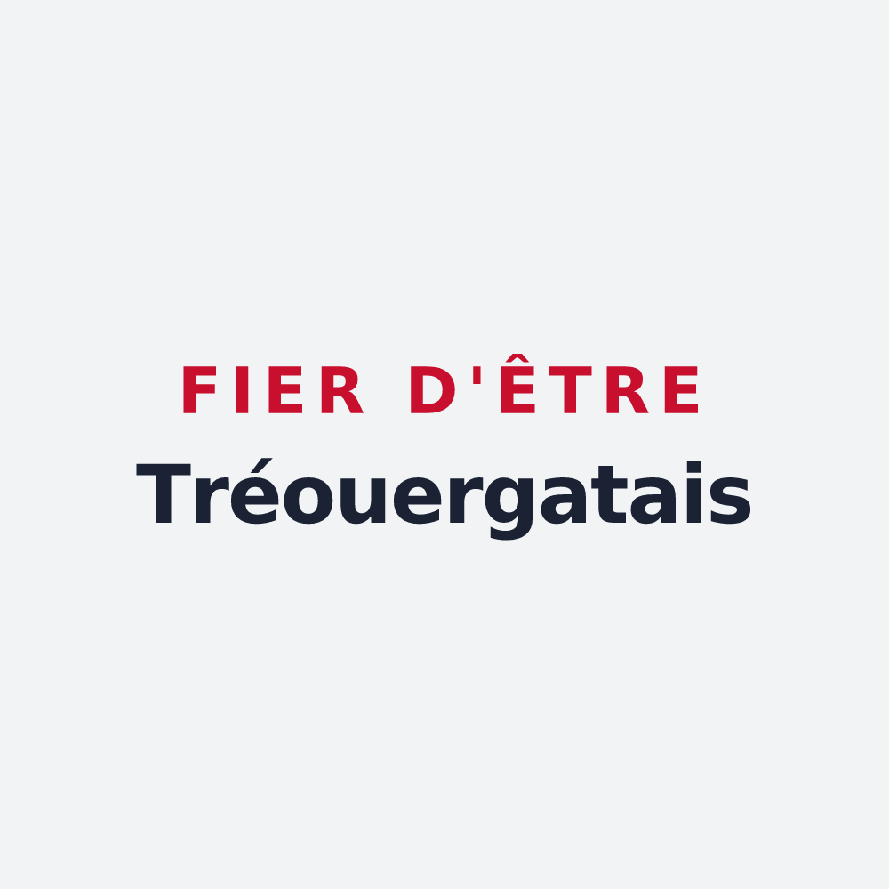 Poster « Fier d'être Tréouergatais » — design pour Tréouergat