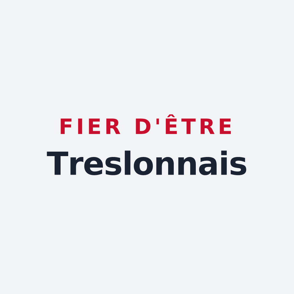 Poster « Fier d'être Treslonnais » — design pour Treslon