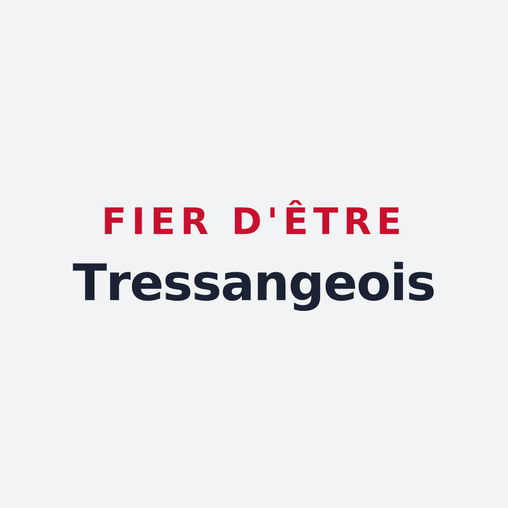 Poster « Fier d'être Tressangeois » — design pour Tressange
