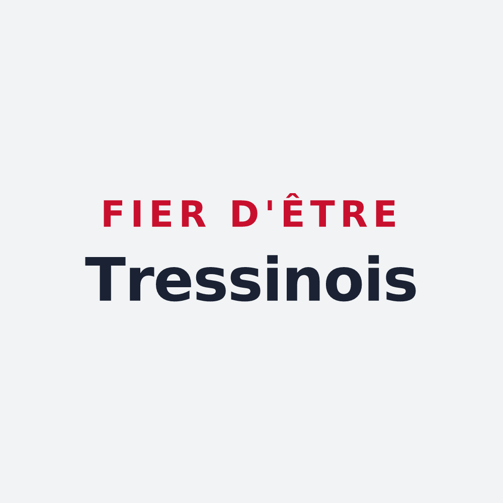 Poster « Fier d'être Tressinois » — design pour Tressin