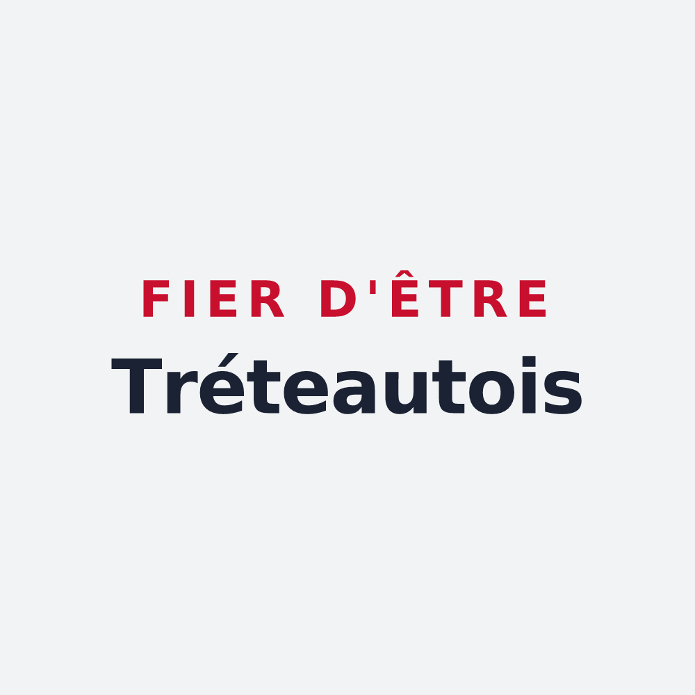 Poster « Fier d'être Tréteautois » — design pour Treteau