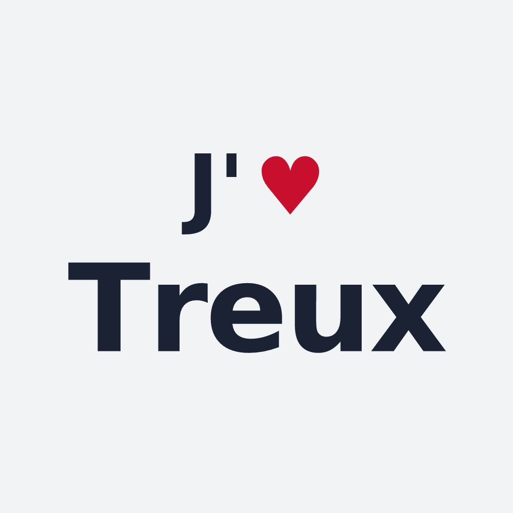 Poster personnalisé Treux — design J'aime Treux