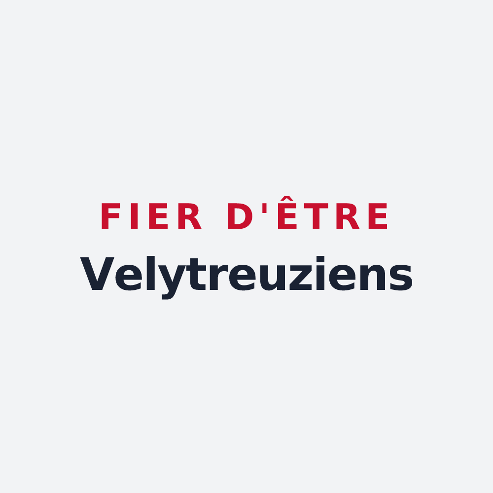 Poster « Fier d'être Velytreuziens » — design pour Treuzy-Levelay