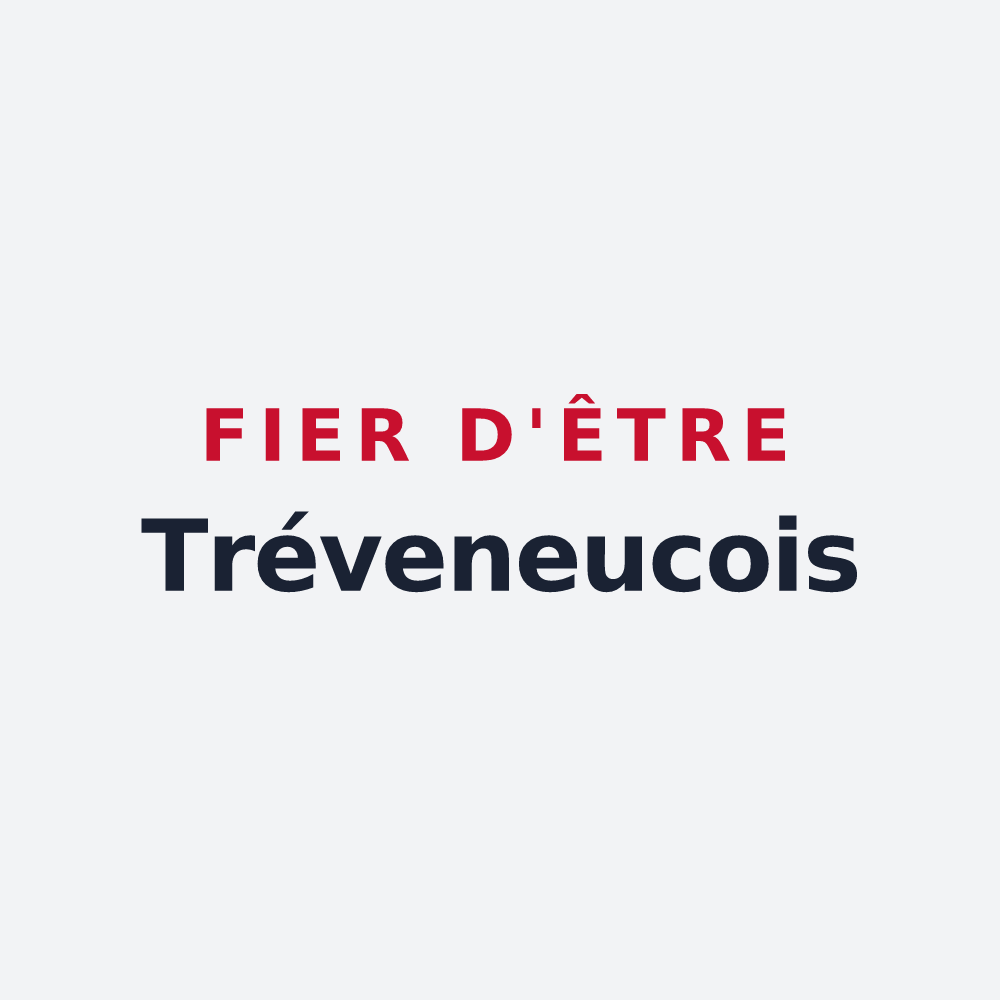 Poster « Fier d'être Tréveneucois » — design pour Tréveneuc