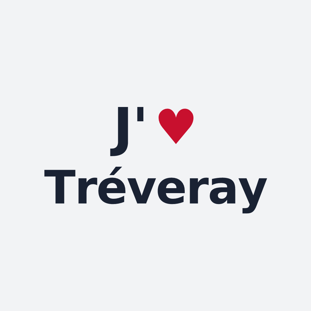 Poster personnalisé Tréveray — design J'aime Tréveray