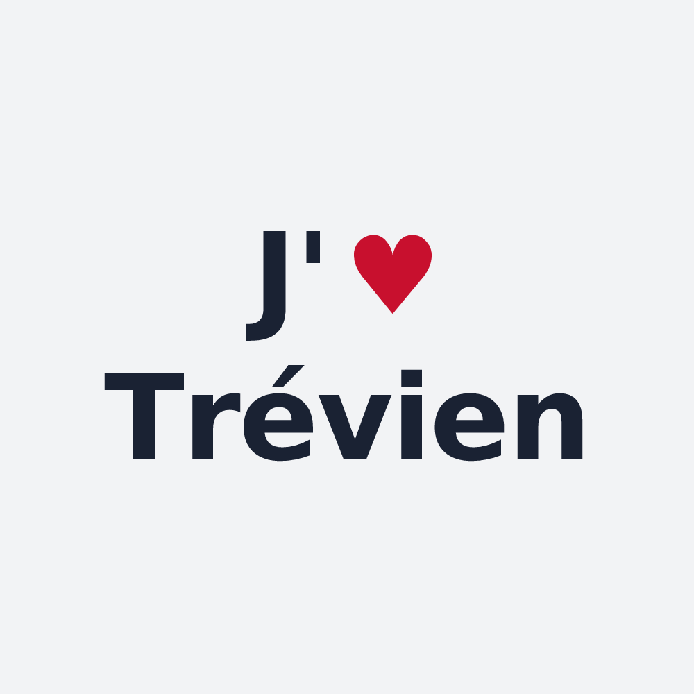 Poster personnalisé Trévien — design J'aime Trévien