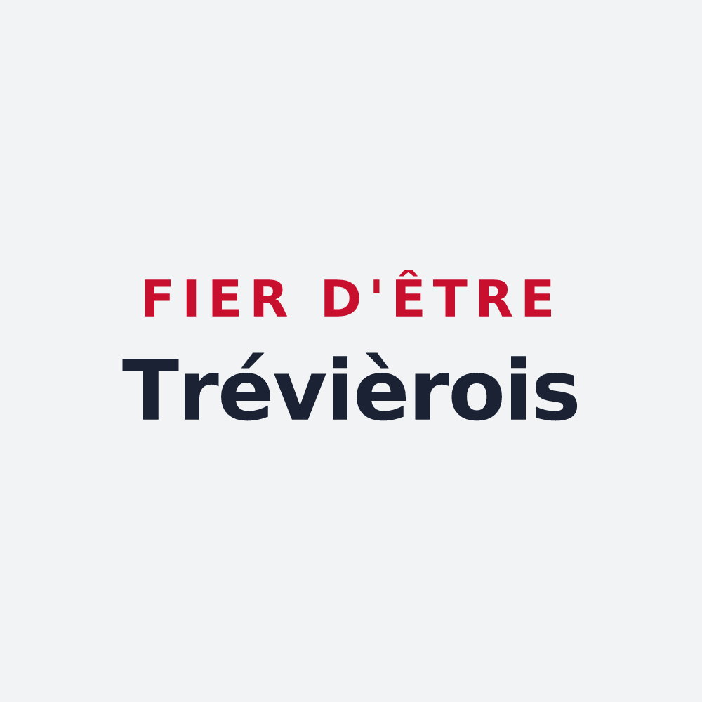 Poster « Fier d'être Trévièrois » — design pour Trévières