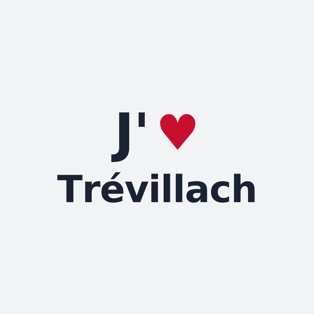 Poster personnalisé Trévillach — design J'aime Trévillach