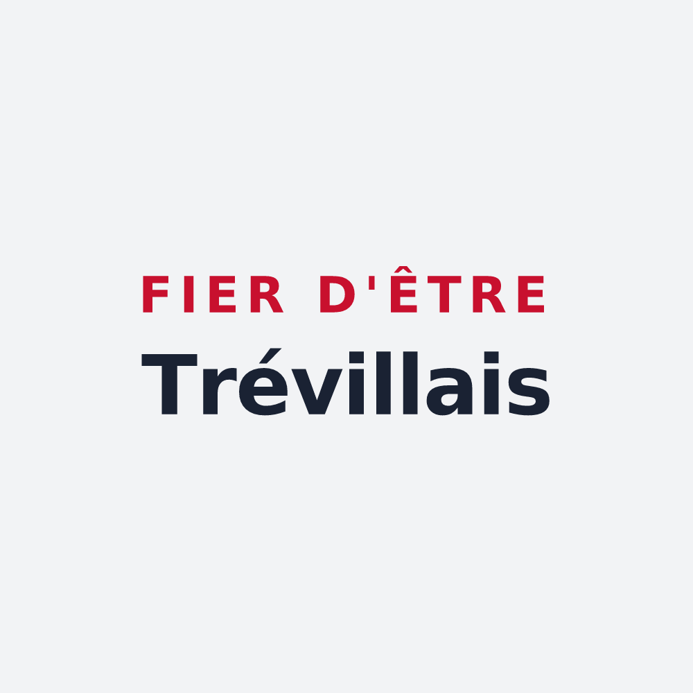 Poster « Fier d'être Trévillais » — design pour Tréville