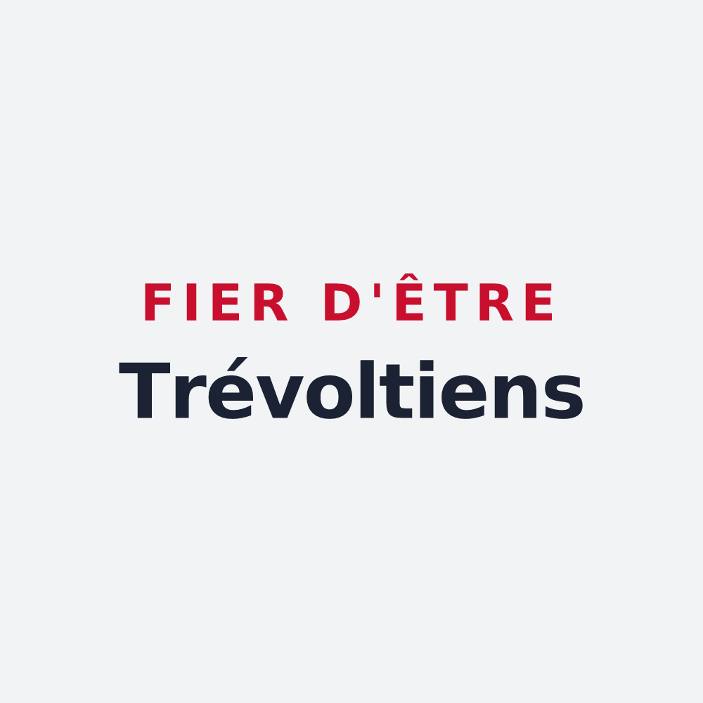 Poster « Fier d'être Trévoltiens » — design pour Trévoux