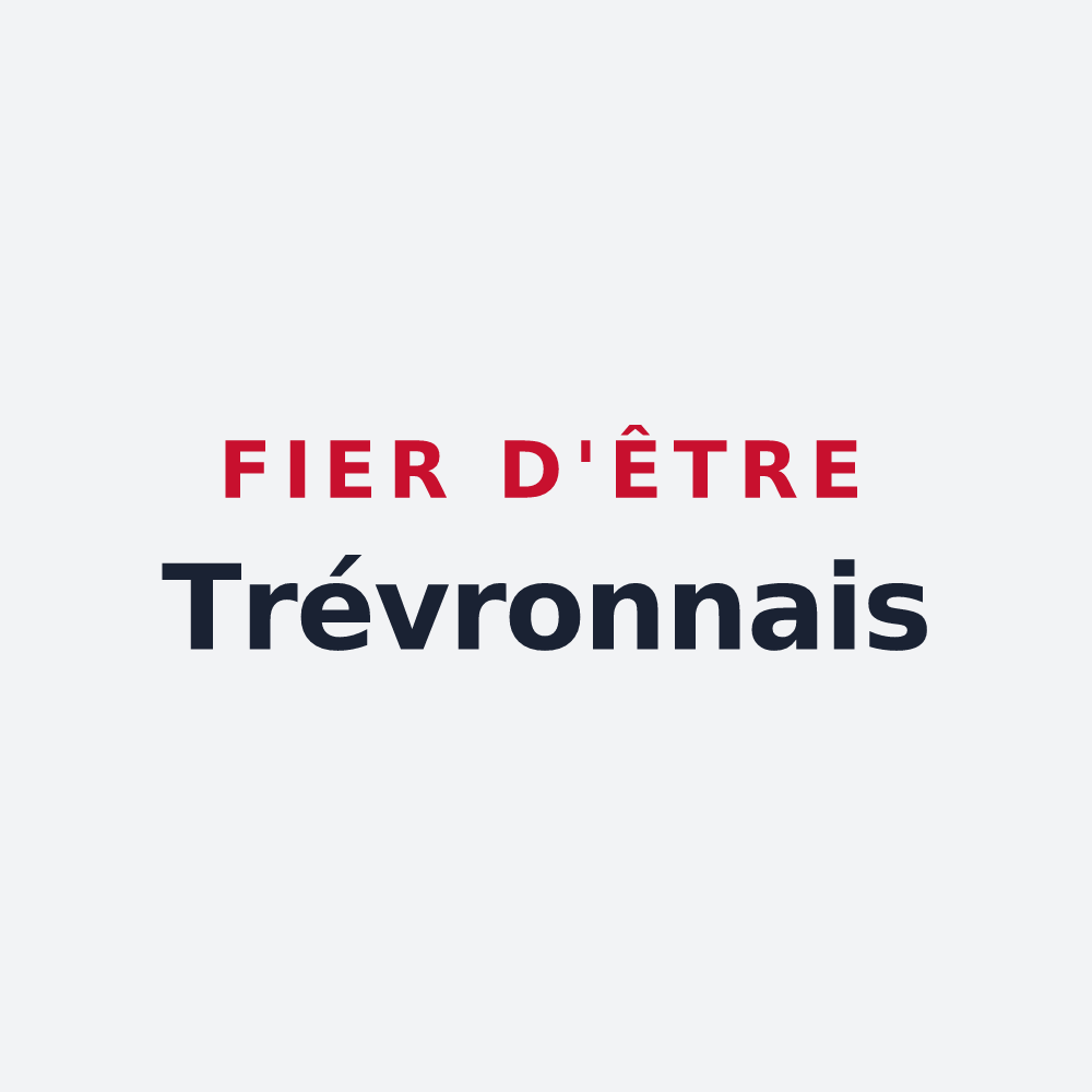 Poster « Fier d'être Trévronnais » — design pour Trévron