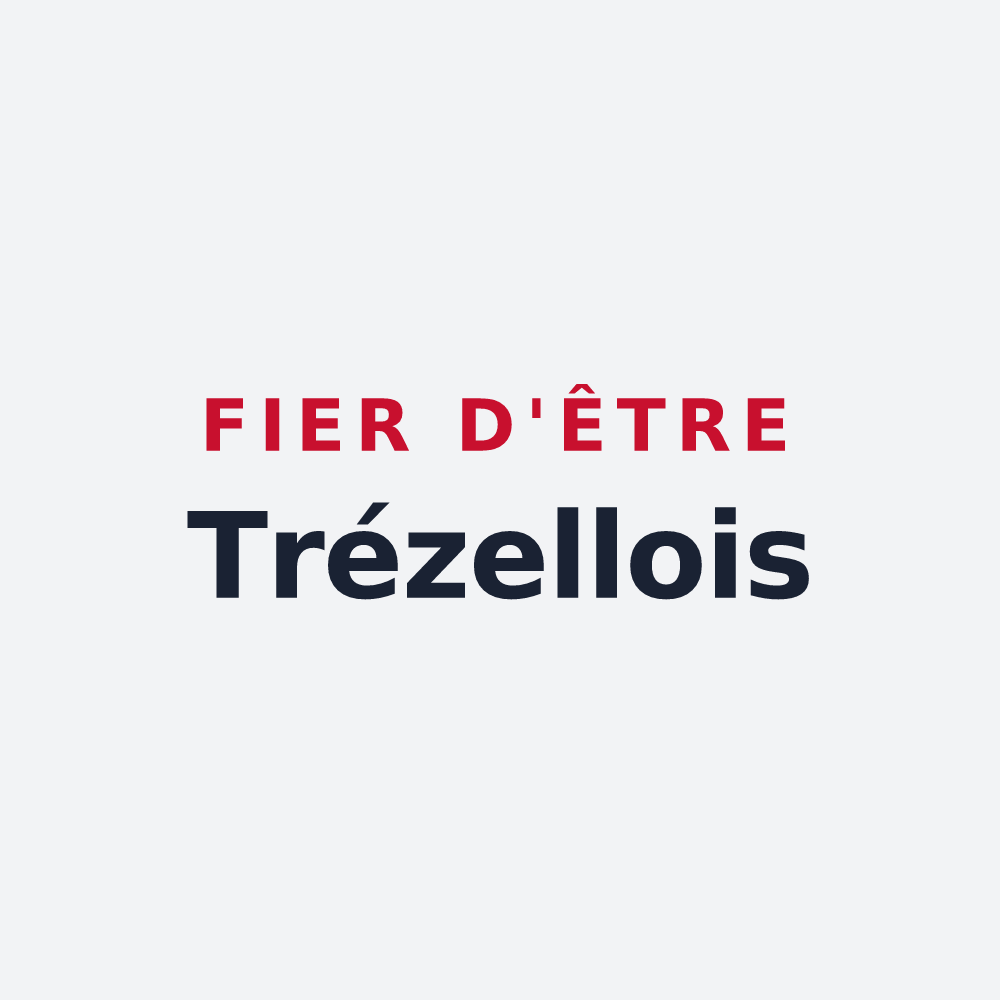 Poster « Fier d'être Trézellois » — design pour Trézelles
