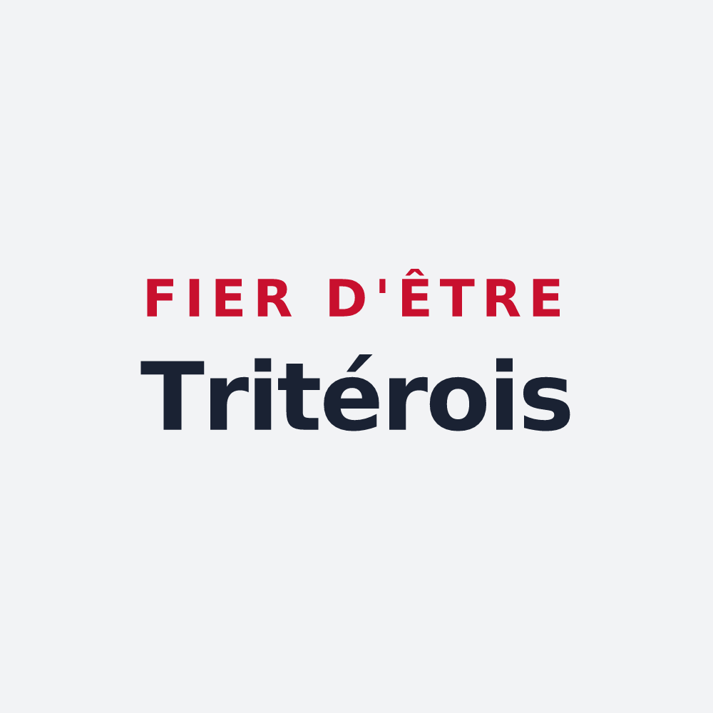 Poster « Fier d'être Tritérois » — design pour Tréziers