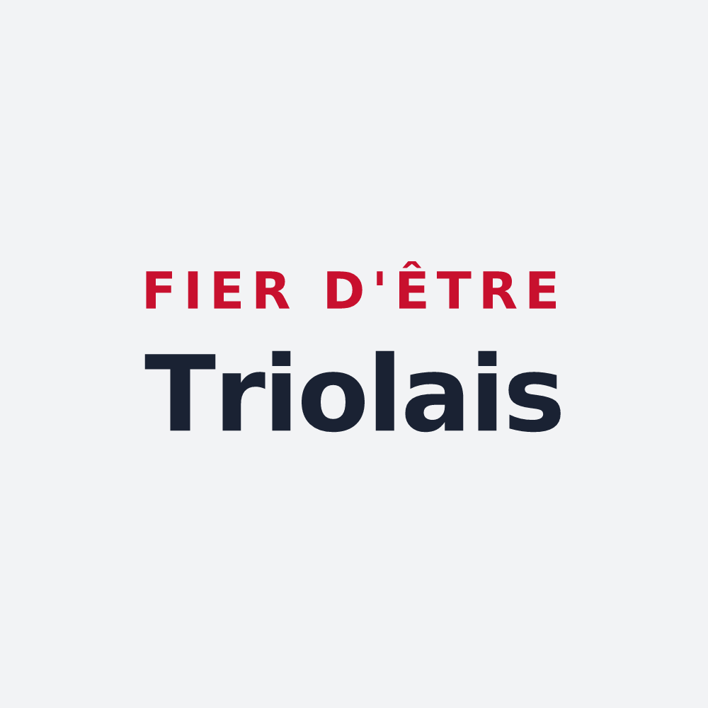 Poster « Fier d'être Triolais » — design pour Triaize