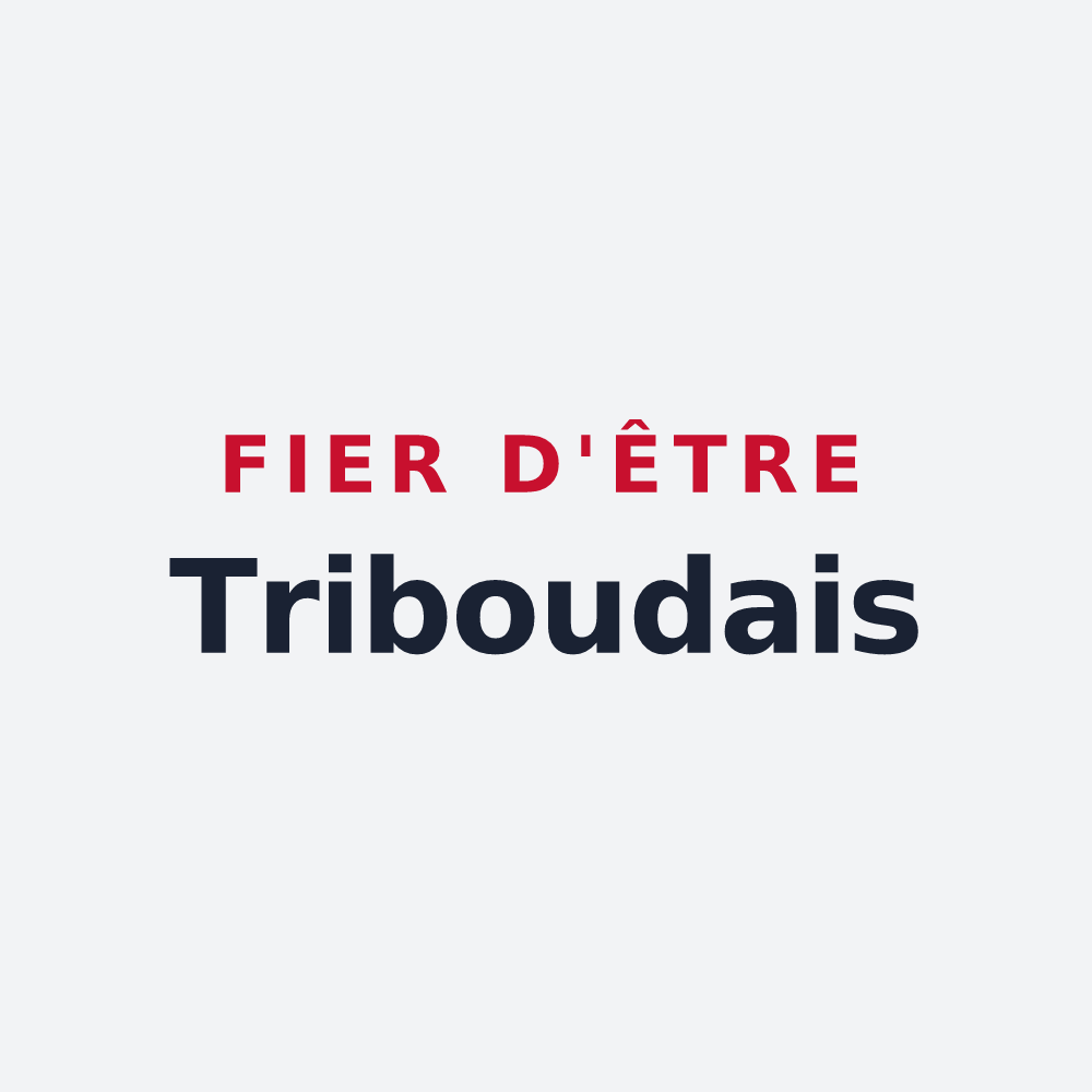Poster « Fier d'être Triboudais » — design pour Tribehou