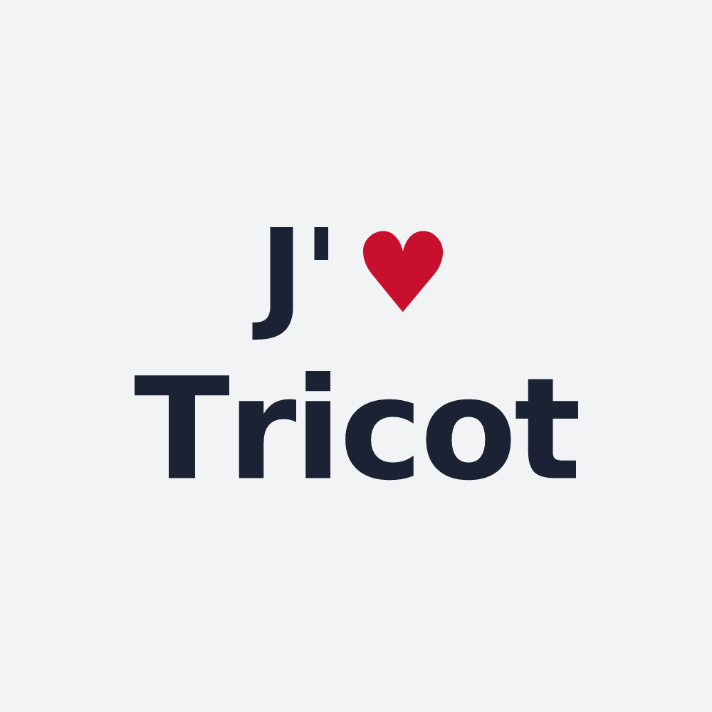 Poster personnalisé Tricot — design J'aime Tricot