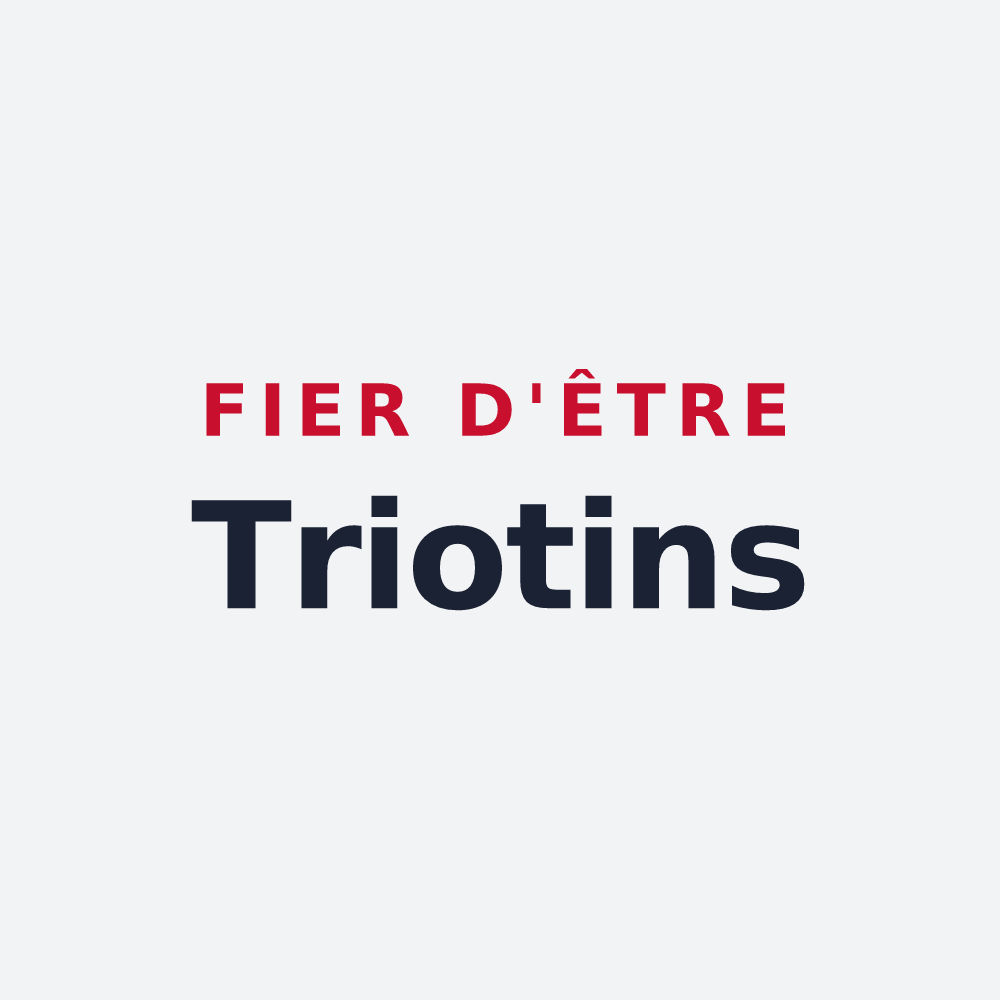 Poster « Fier d'être Triotins » — design pour Trieux