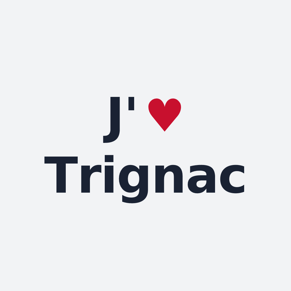 Poster personnalisé Trignac — design J'aime Trignac